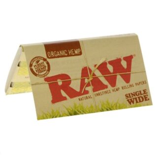 Raw Organic Hemp Single Wide Size